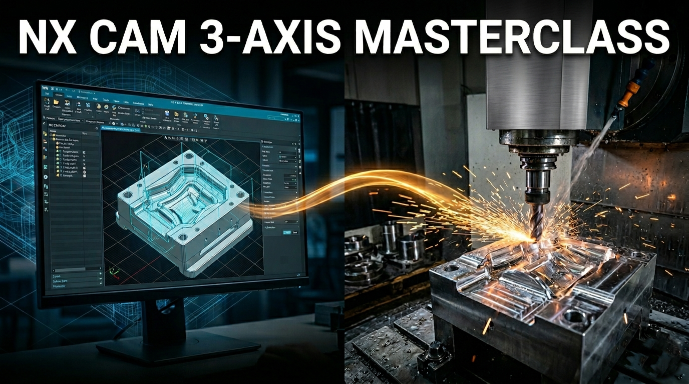 Siemens NX 3-Axis CAM (Milling)