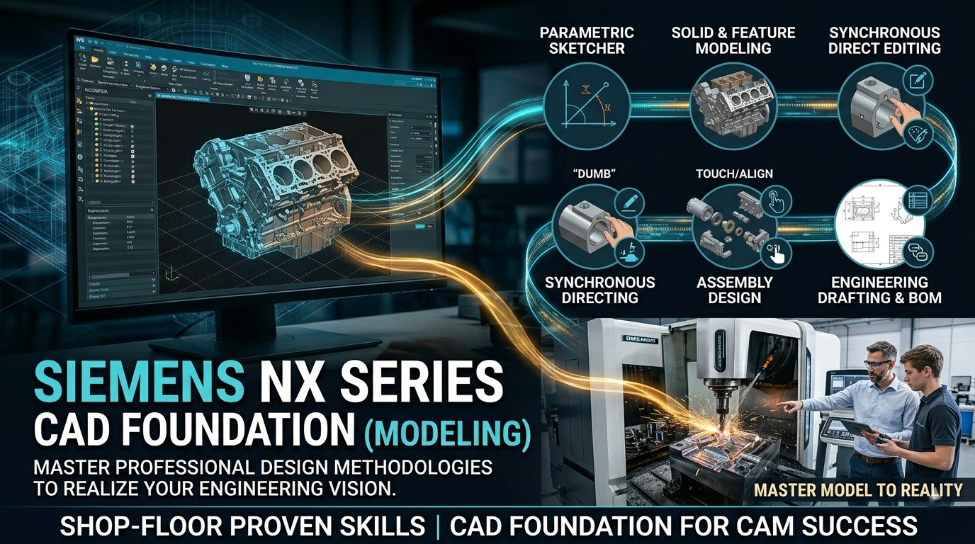 Siemens NX Series CAD Foundation (Modeling)