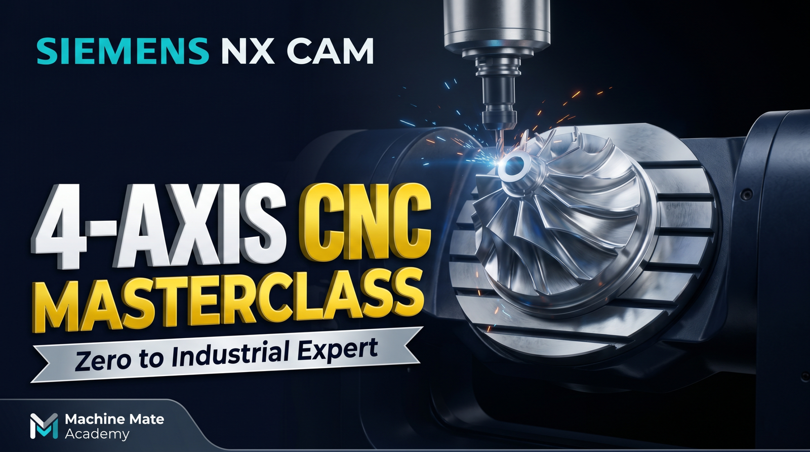 Siemens NX 4-Axis Masterclass: Zero to Industrial Expert